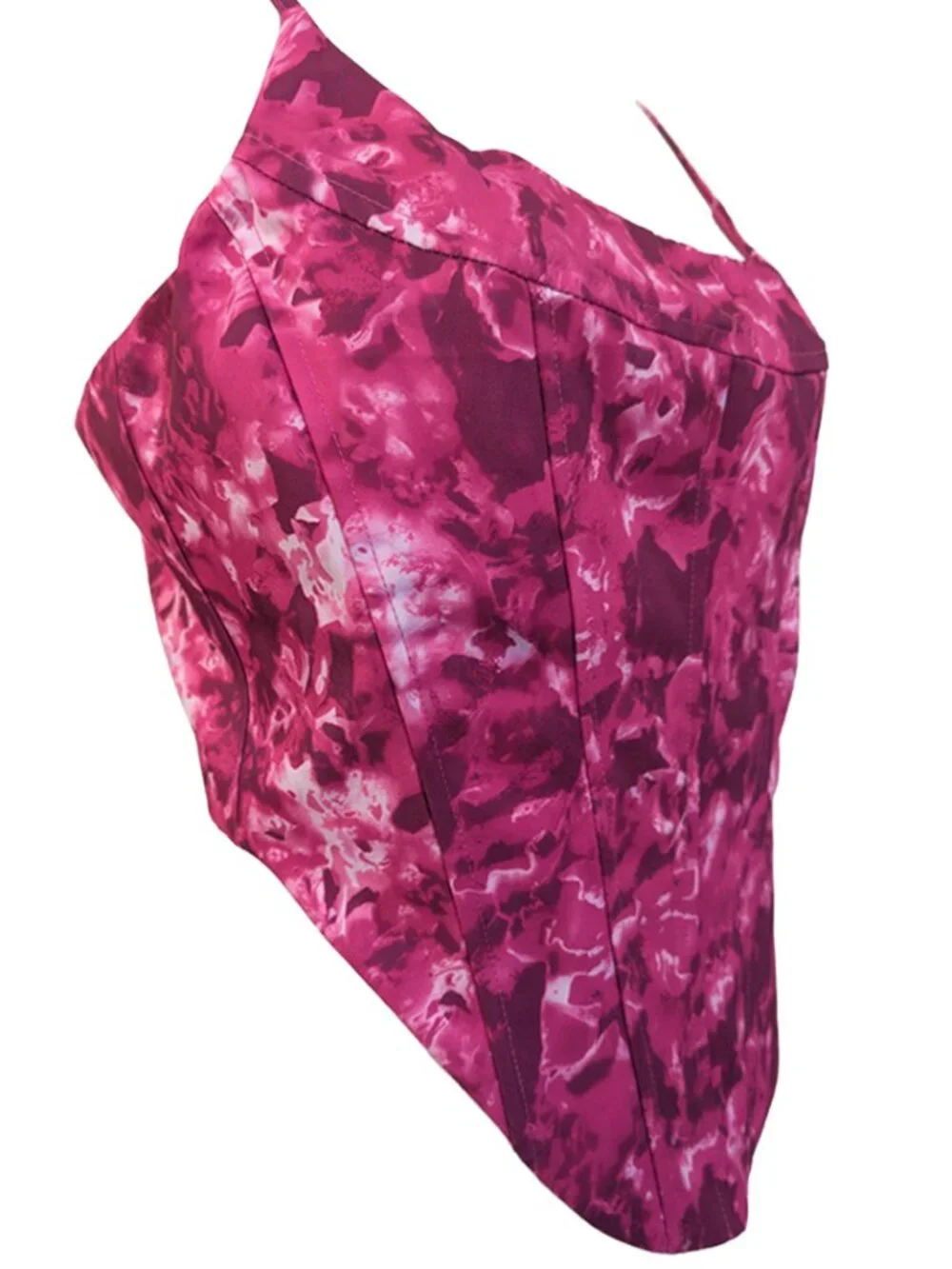 NWOT FashionNova Bring Me Flowers Corset Top in Fuchsia - Picture 8 of 16